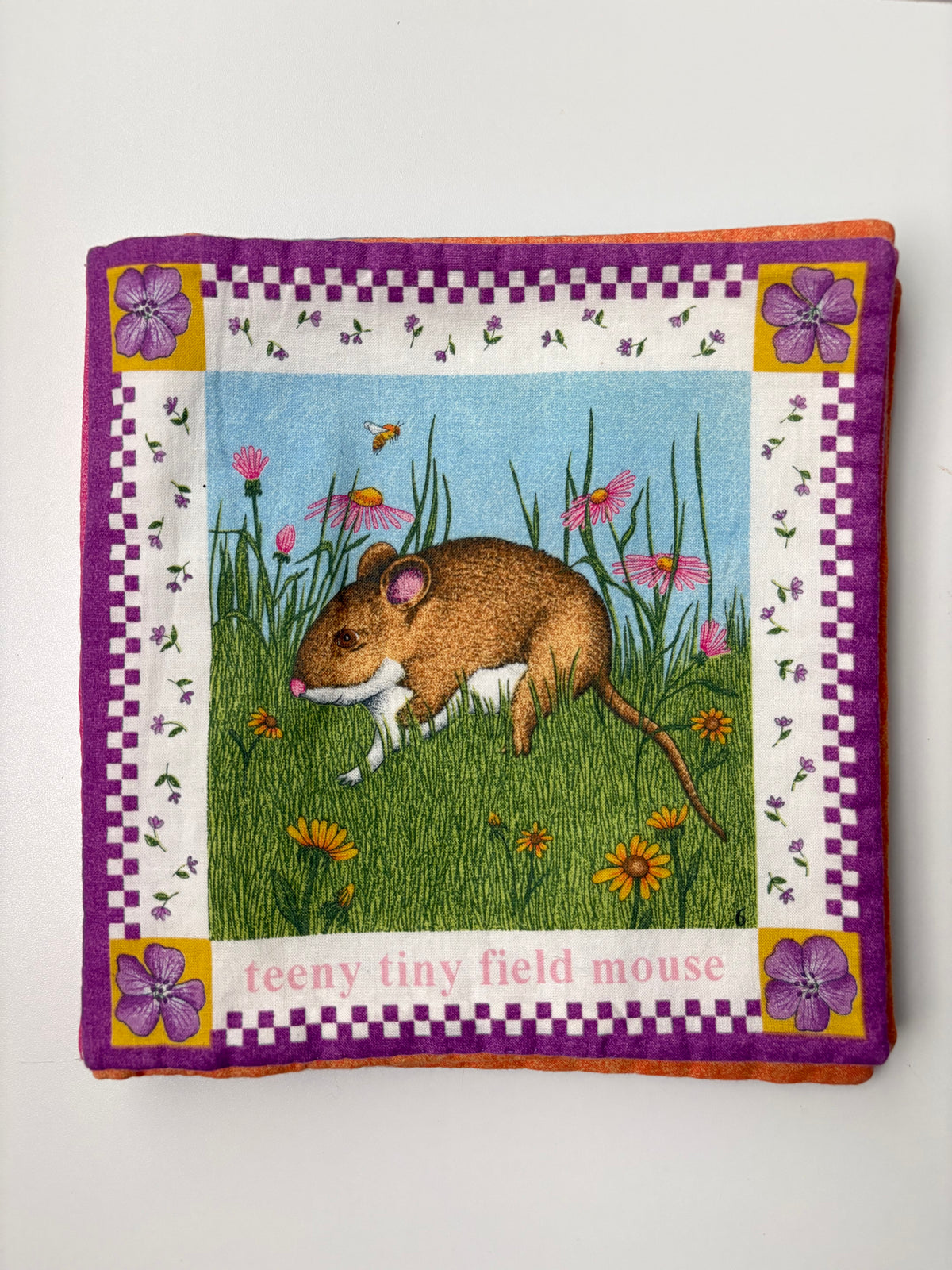handmade animal fabric book