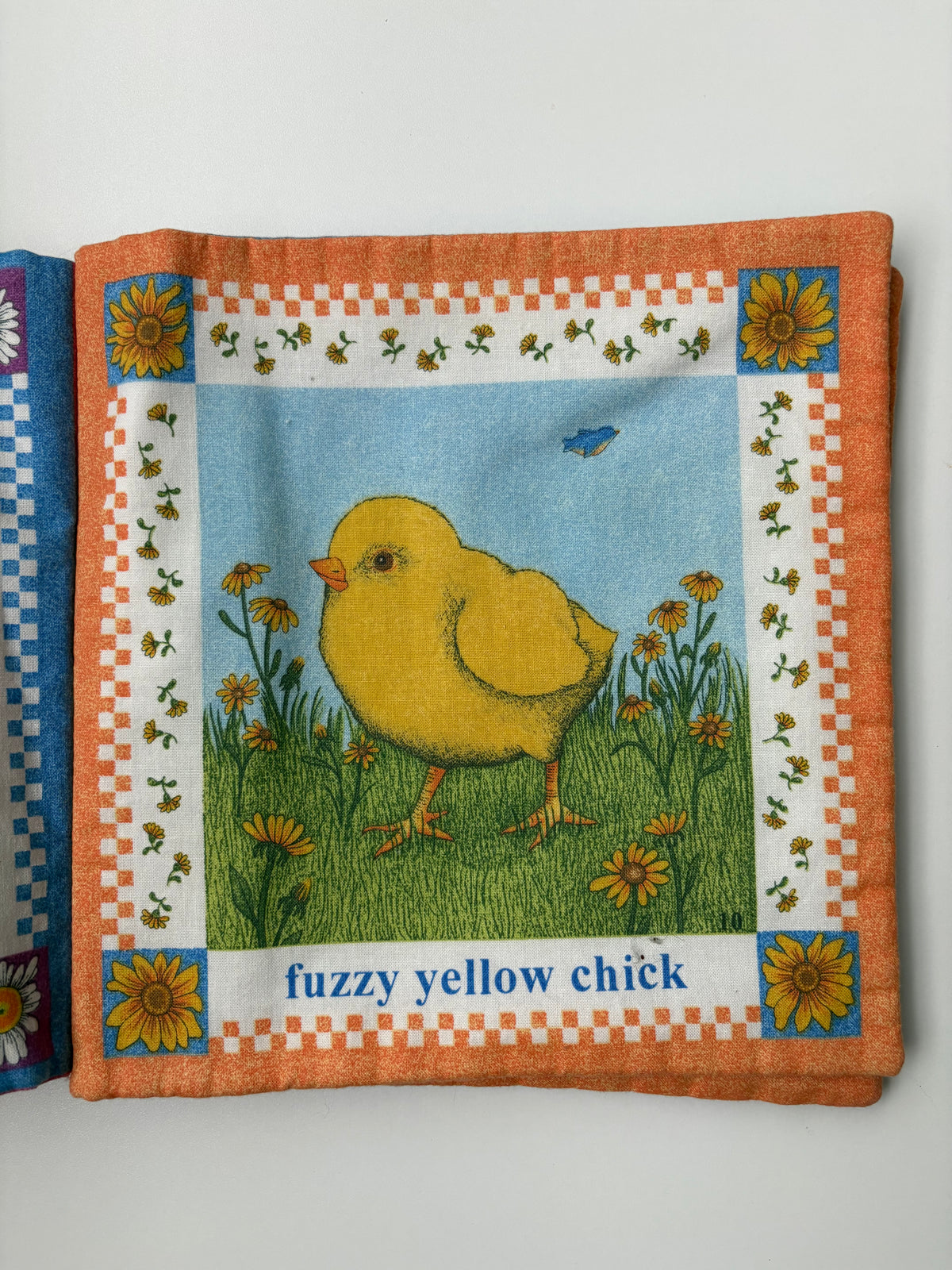 handmade animal fabric book