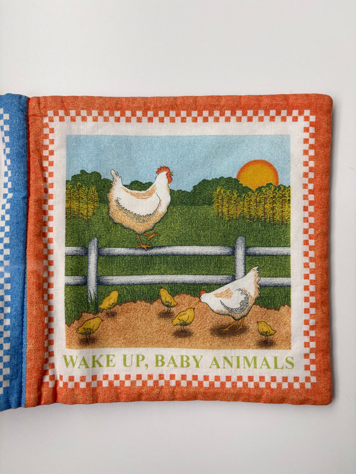 handmade animal fabric book