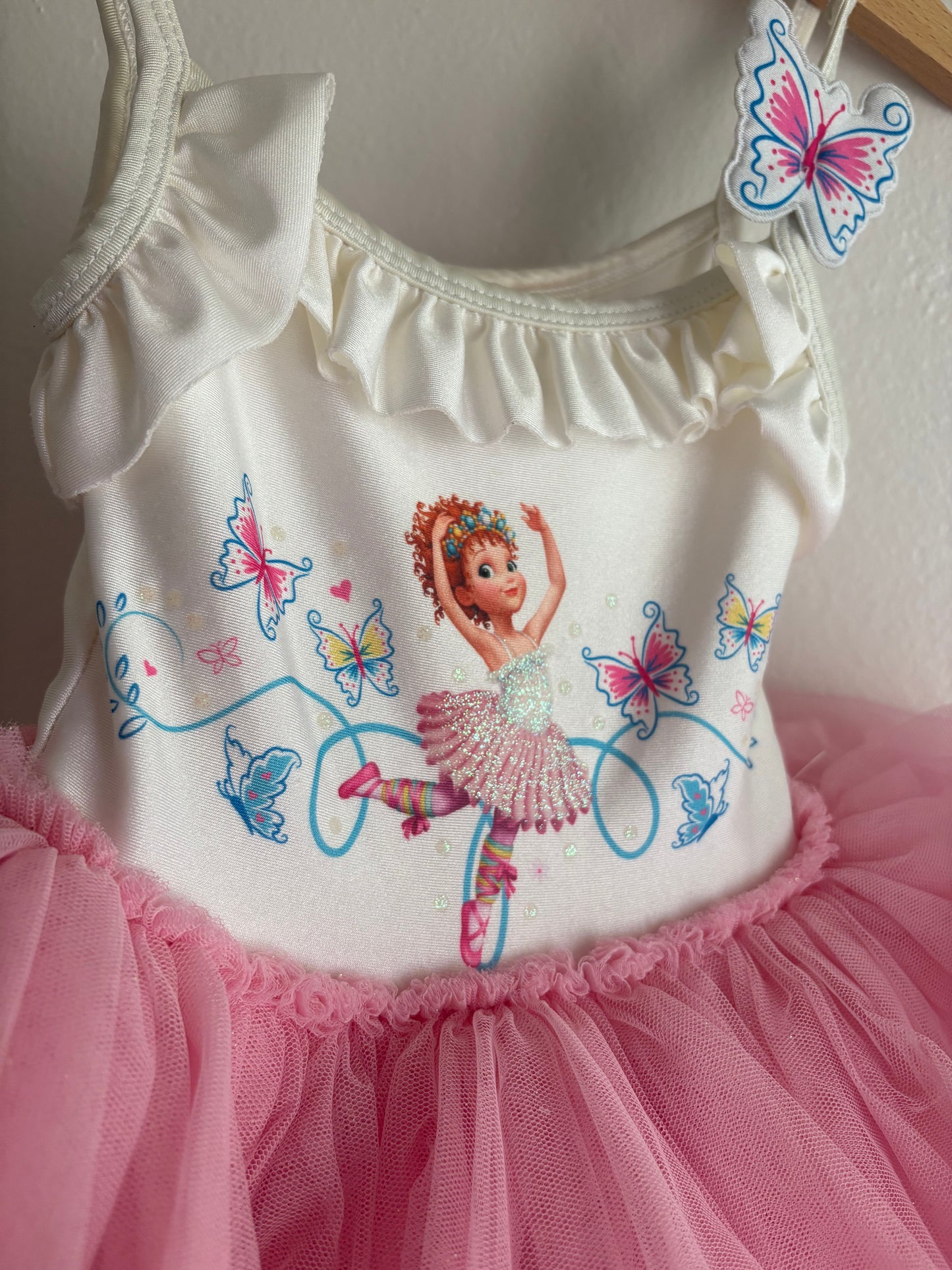 fancy nancy leotard/tutu (2T)
