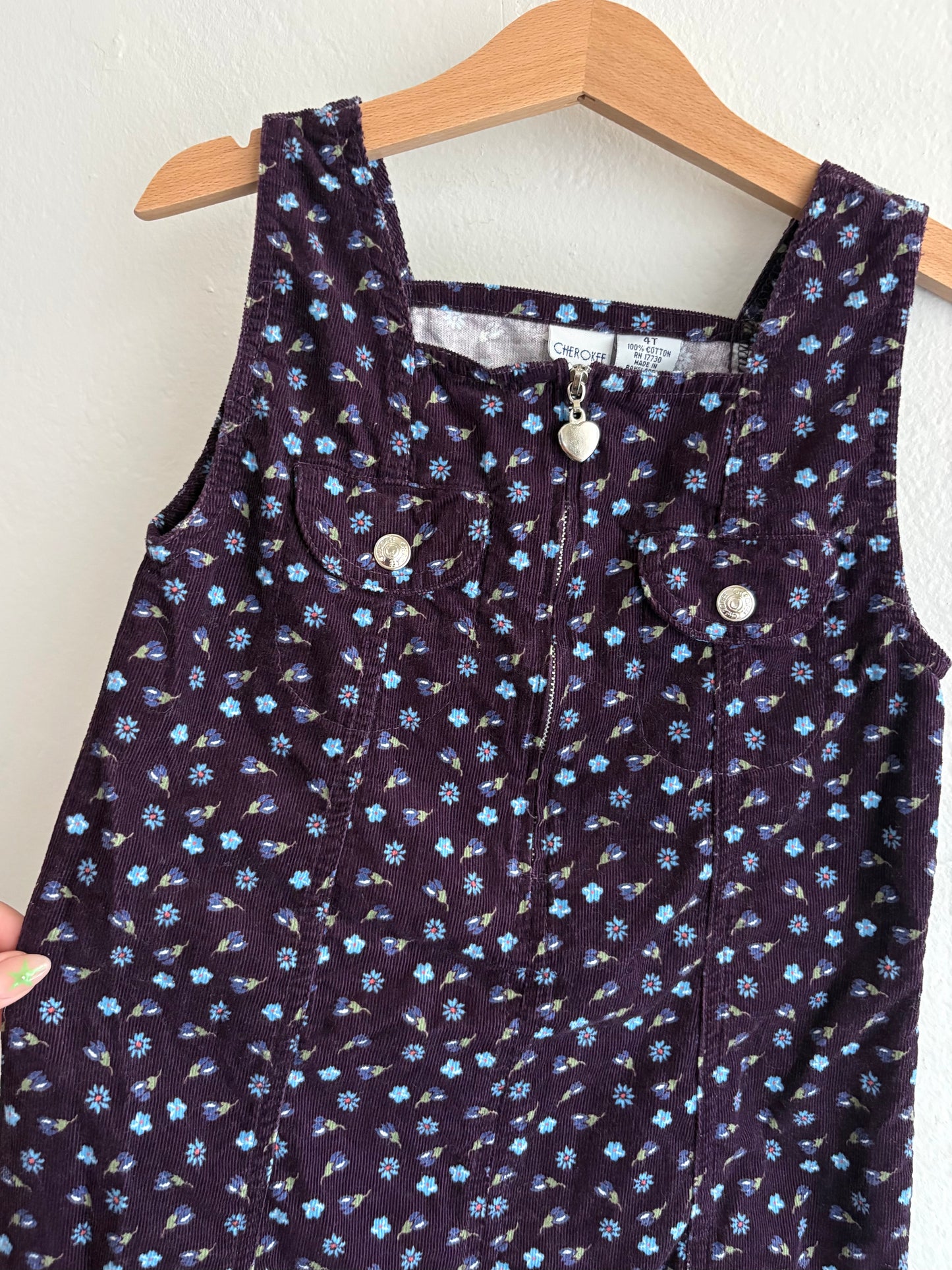 vintage cherokee floral dress (4T)