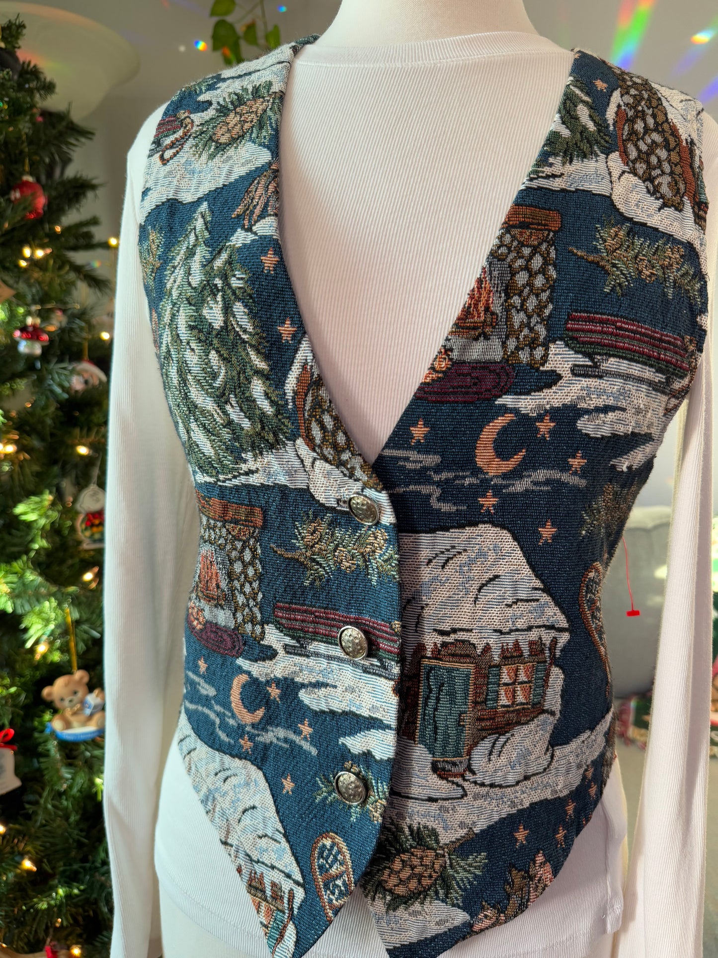 Vintage cozy vest