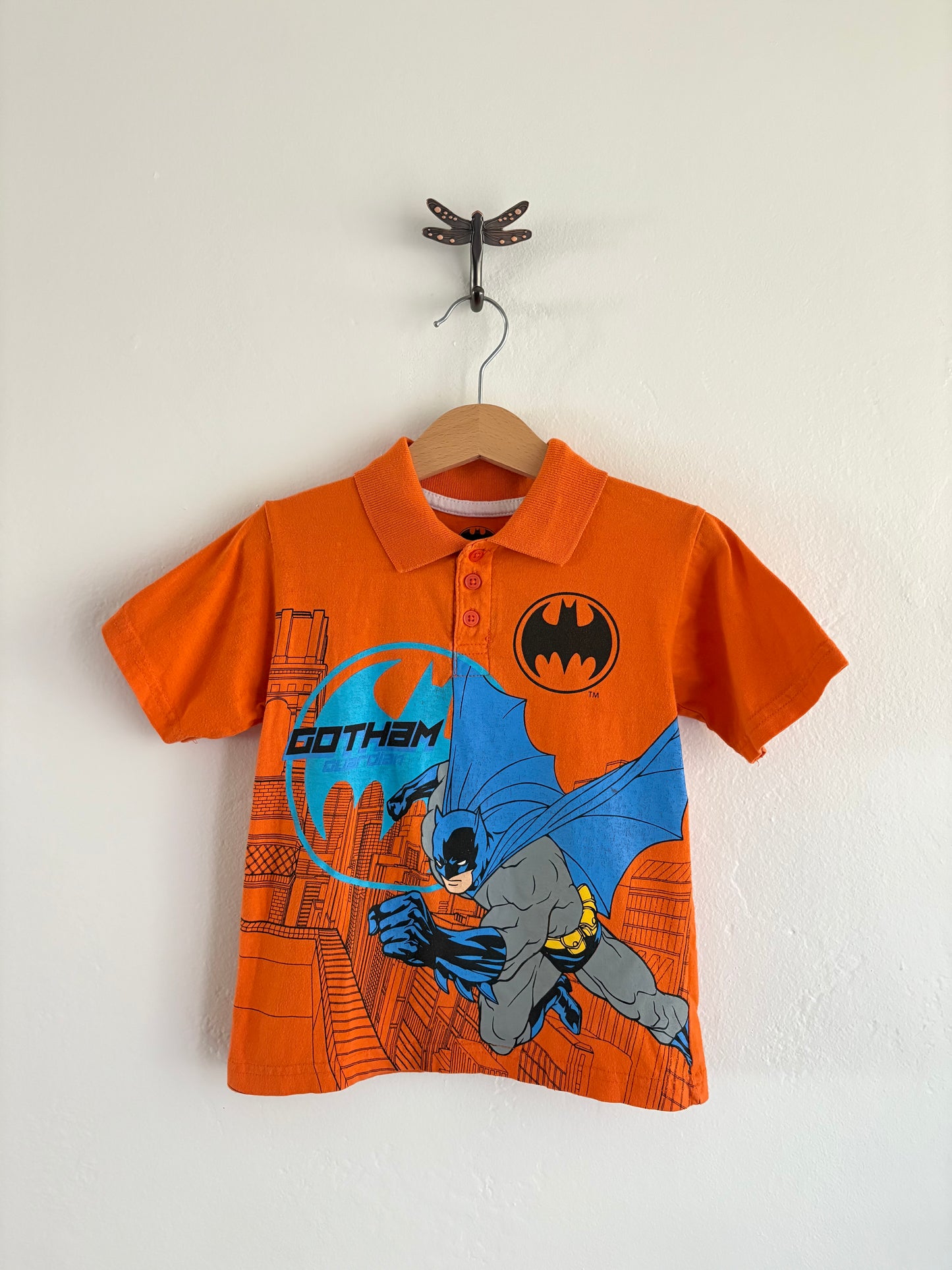 y2k batman button up (4T)