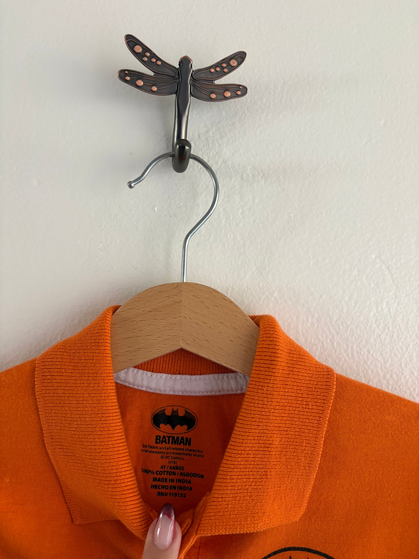 y2k batman button up (4T)