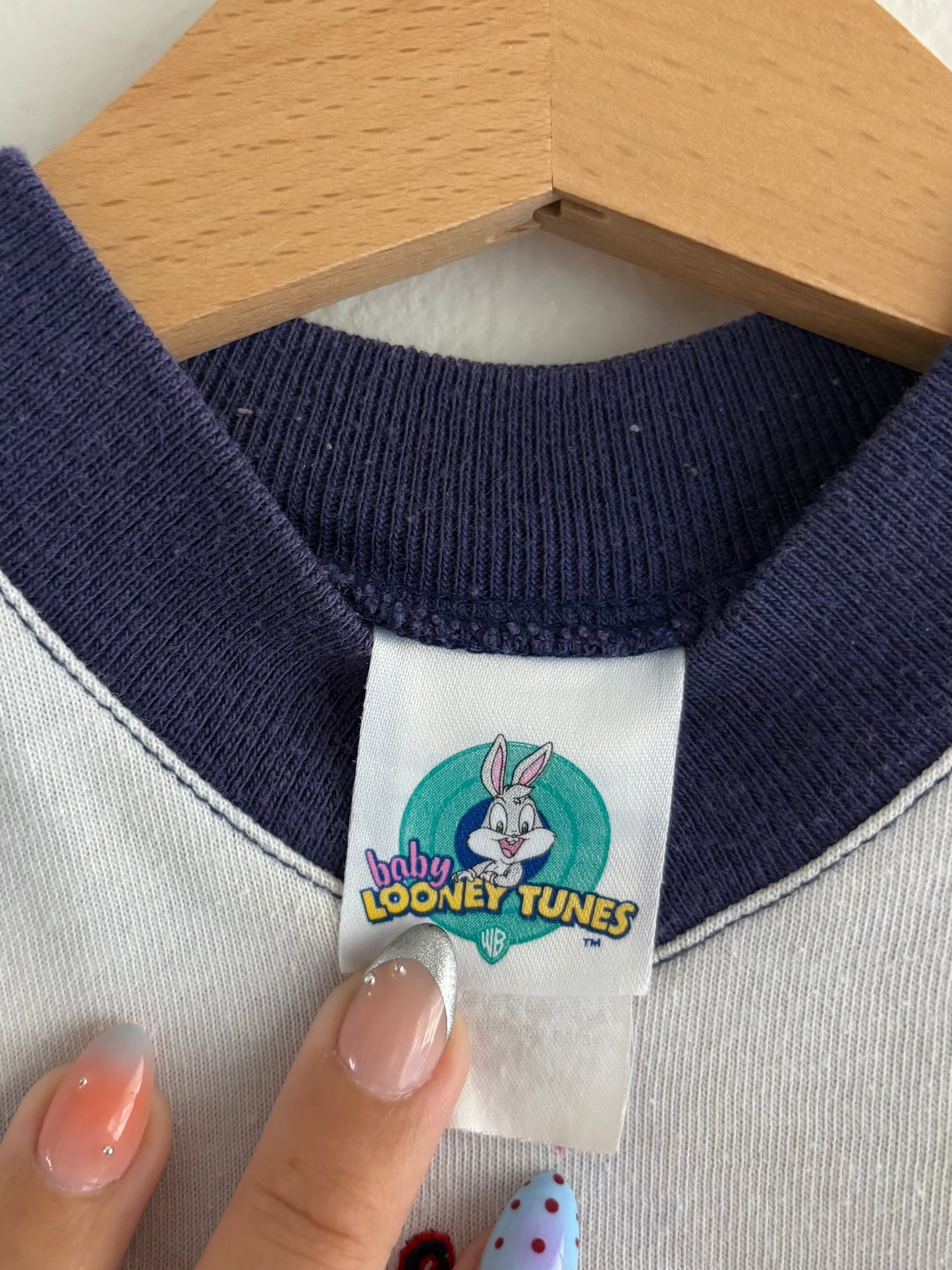 vintage bugs bunny soccer long sleeve (18M)