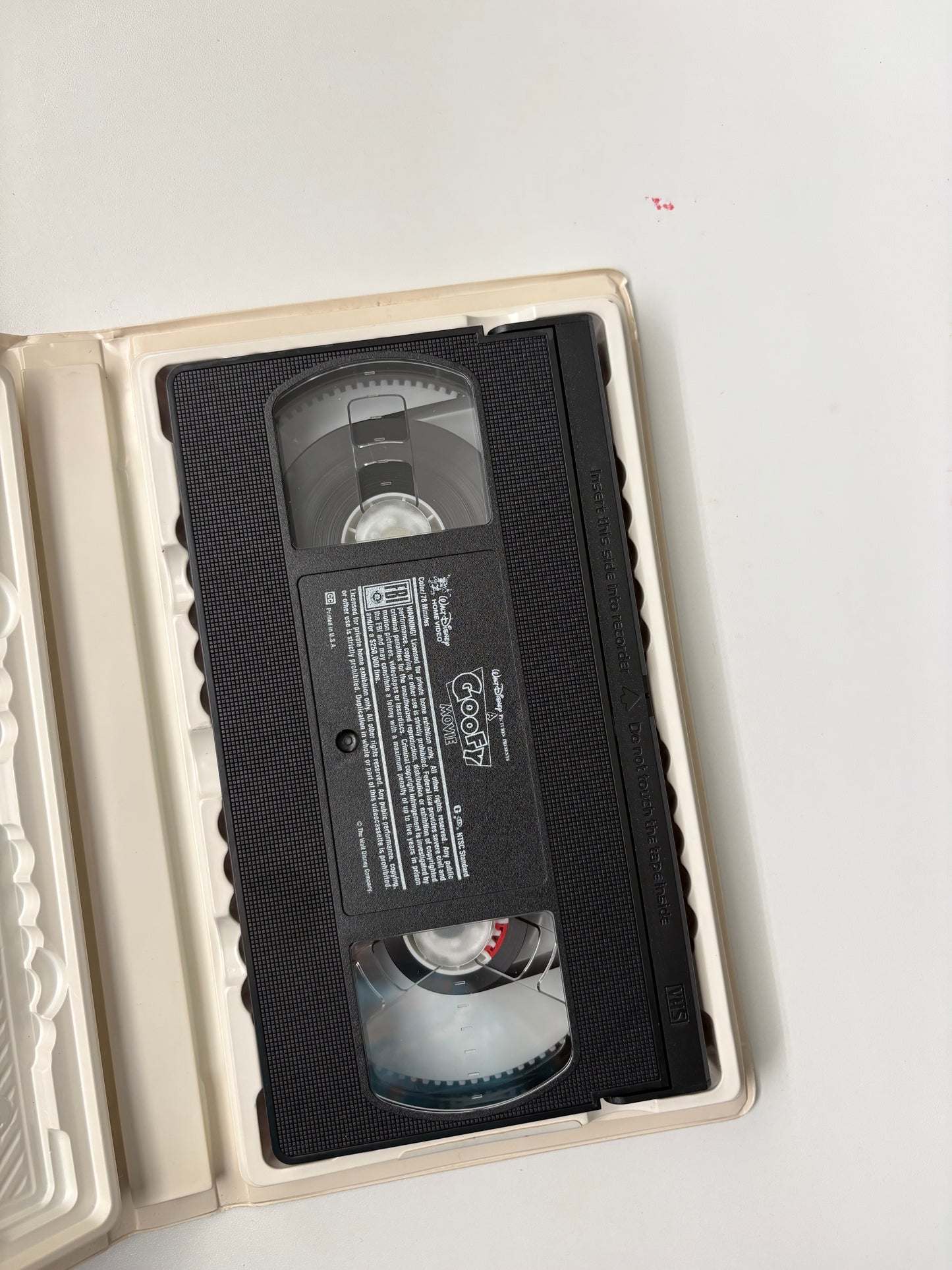 A goofy movie VHS
