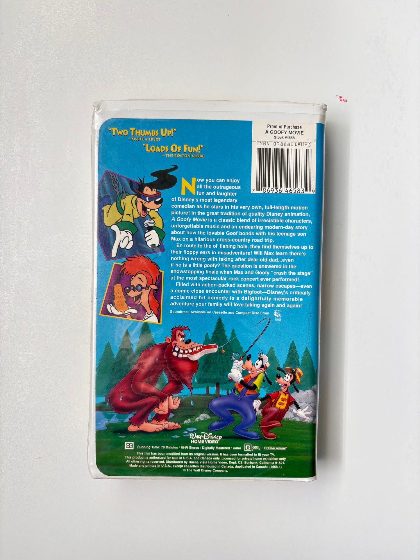 A goofy movie VHS
