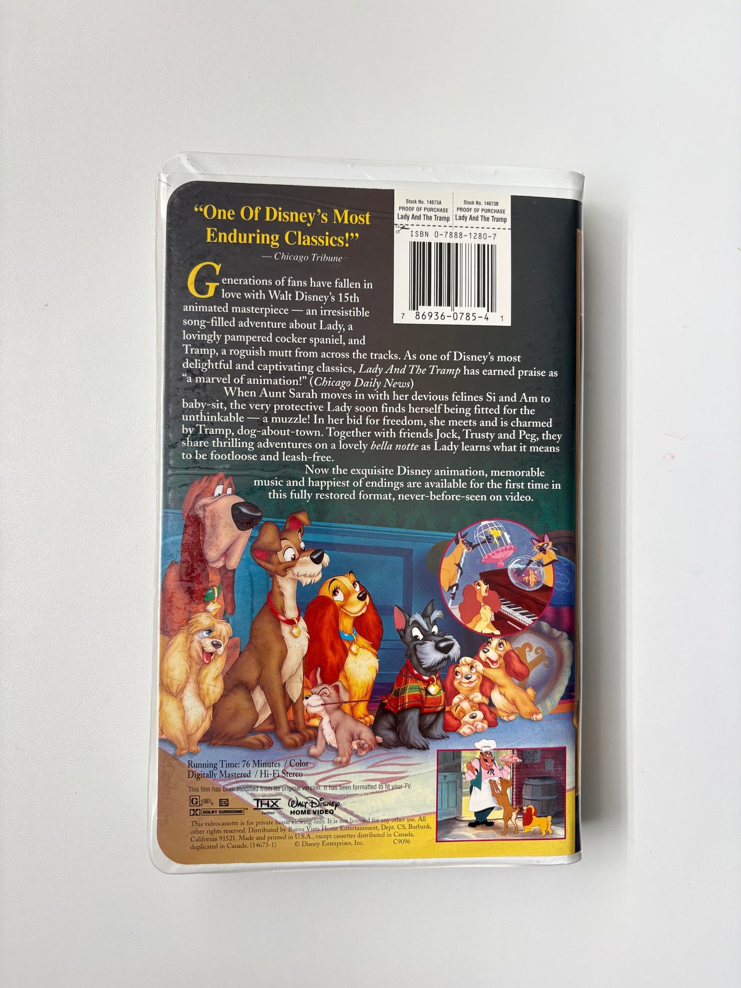 lady and the tramp VHS