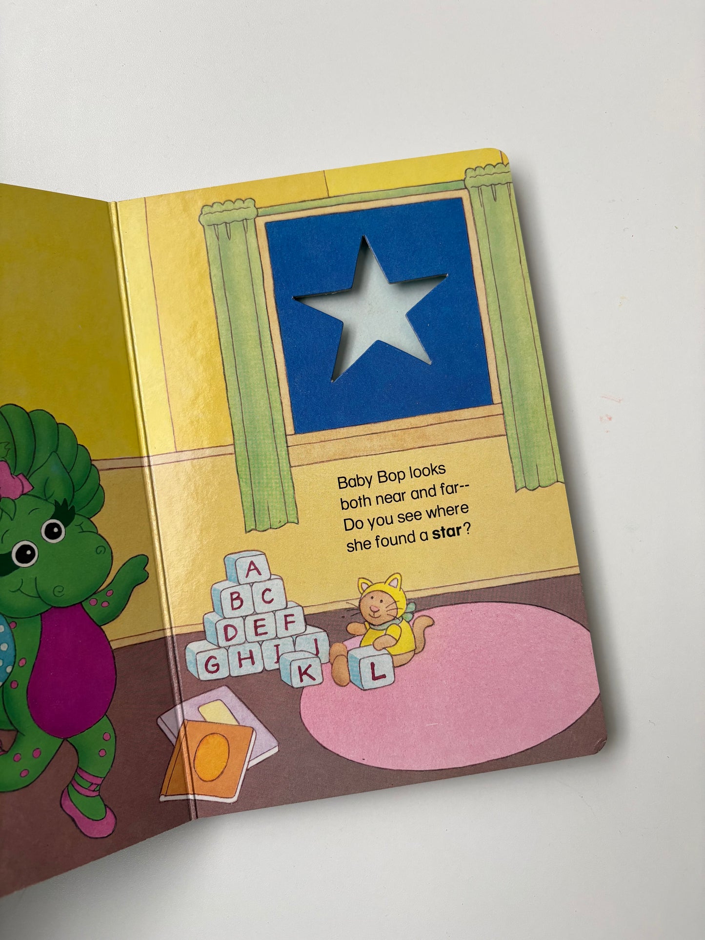 vintage baby bop shapes board book