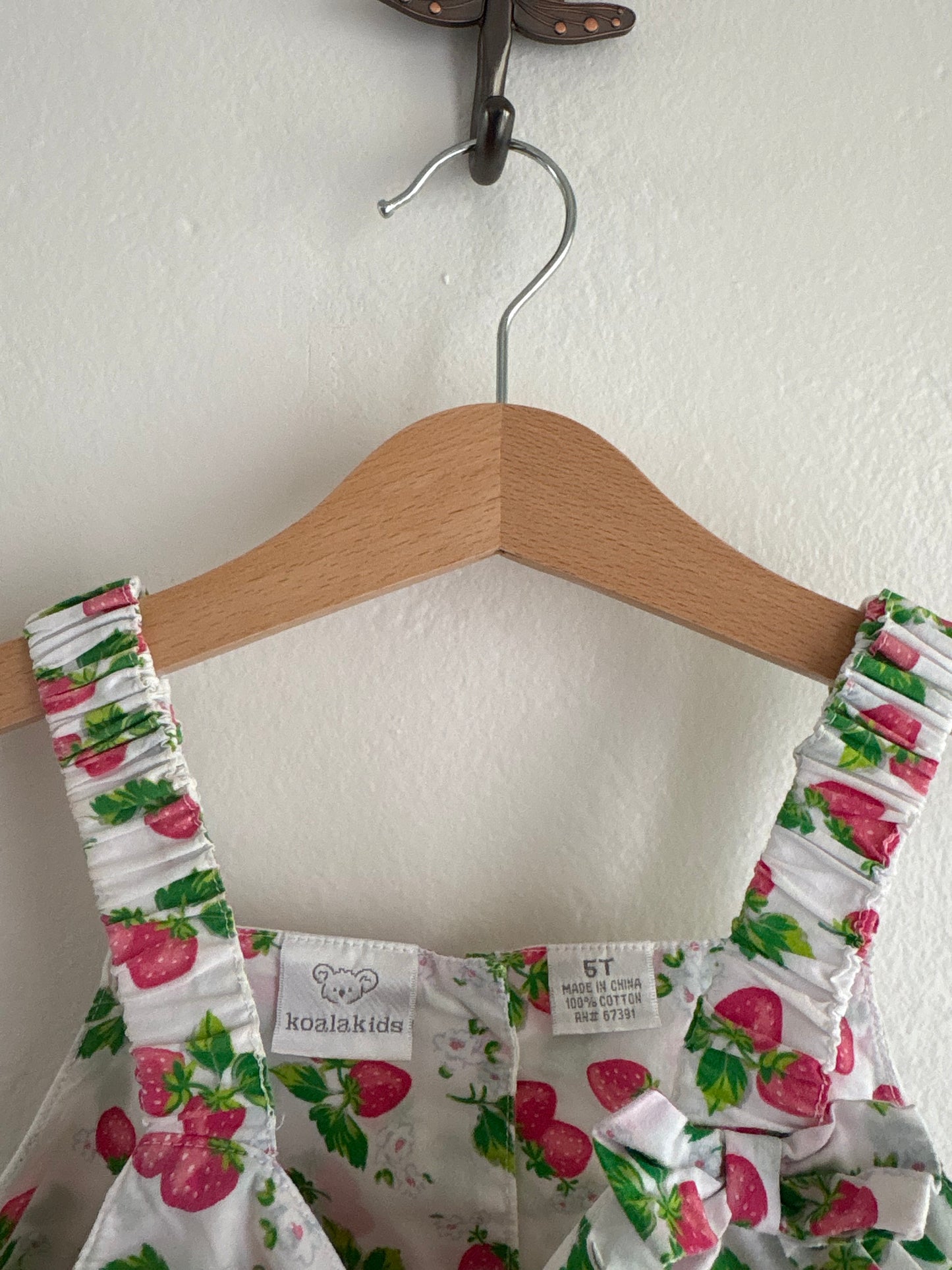 y2k strawberry dress (5T)