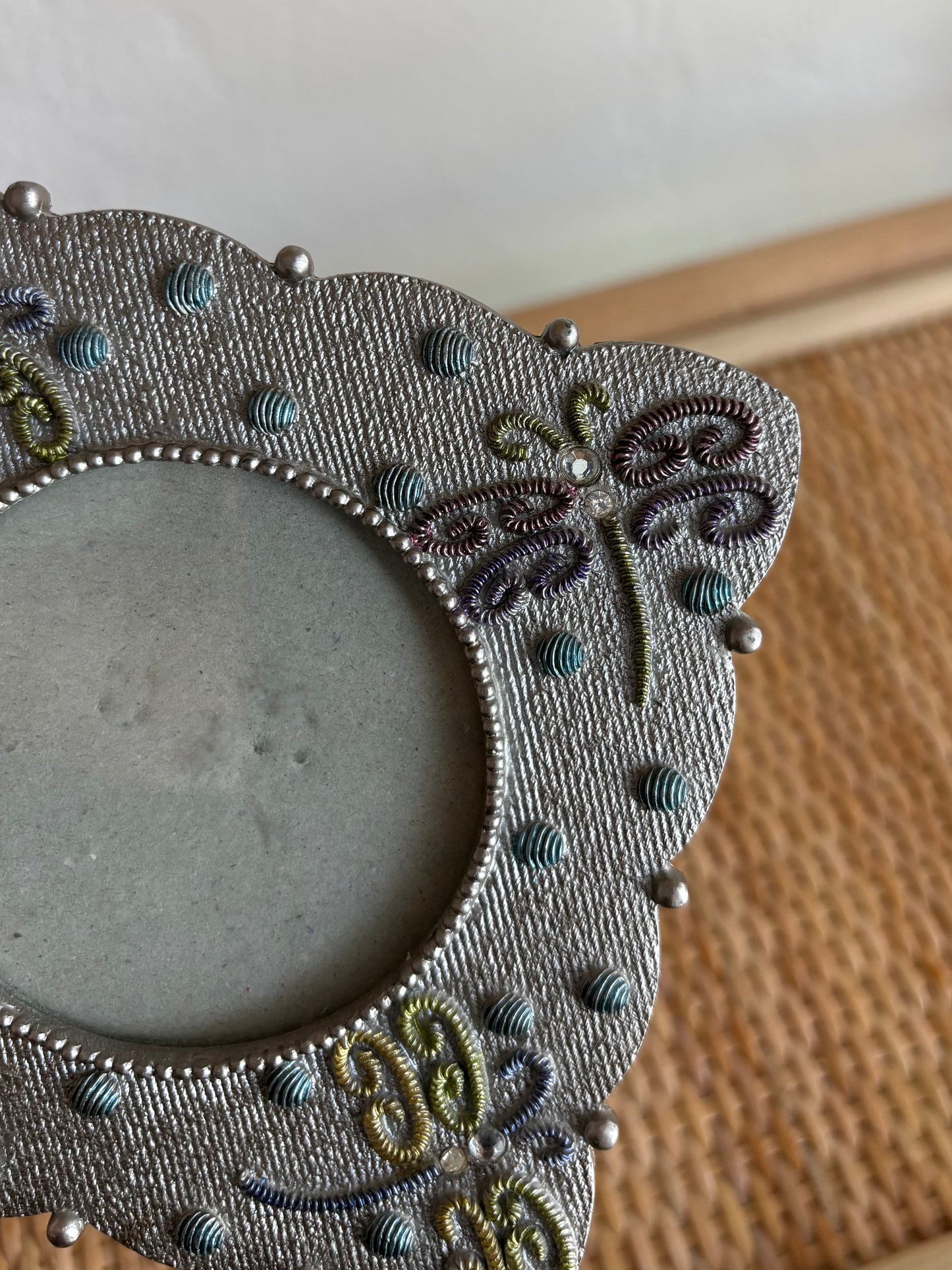 y2k dragonfly picture frame