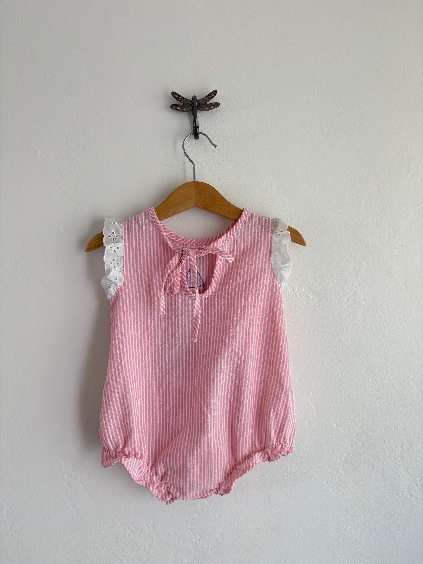 vintage toodle time clown romper (12M)