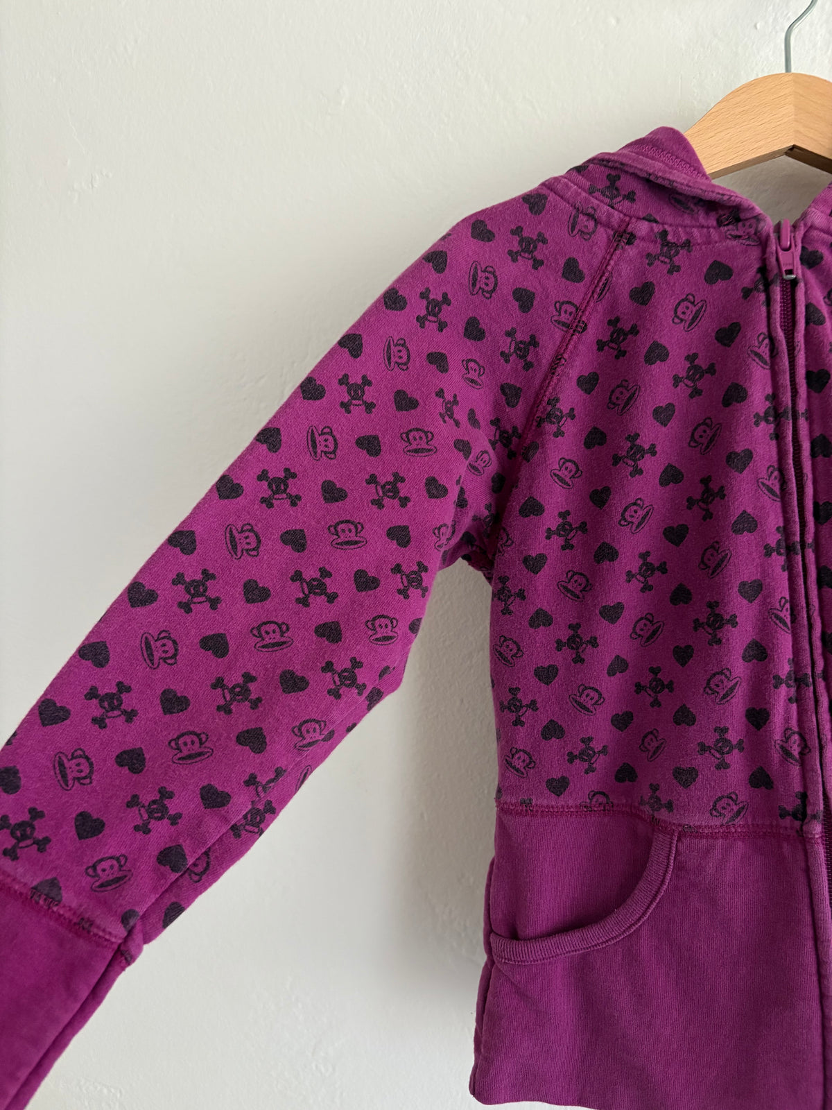 y2k Paul Frank zipup hoodie (XS 4)