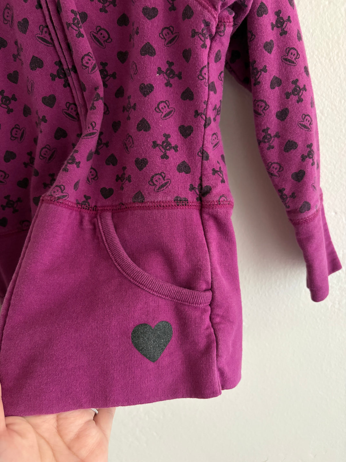 y2k Paul Frank zipup hoodie (XS 4)