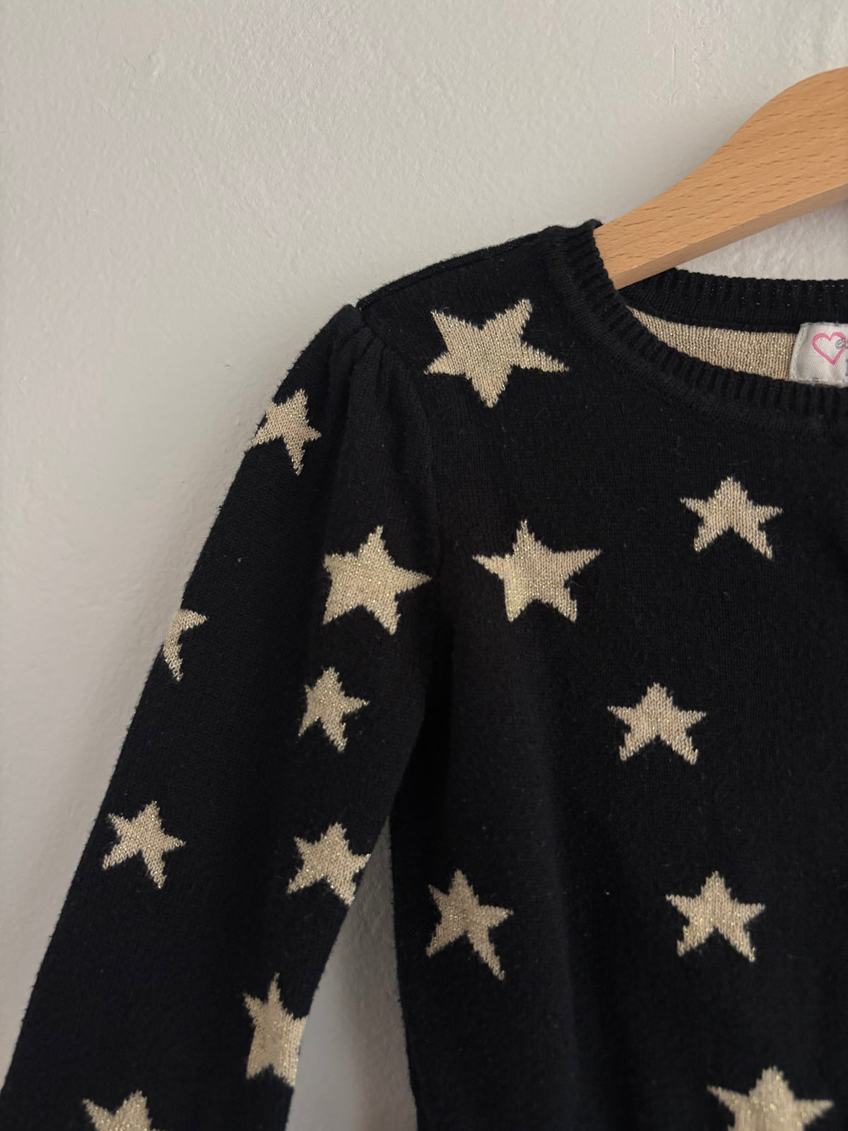 y2k star sweater (xs 4)