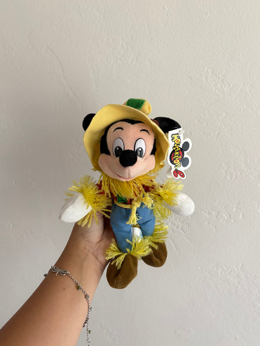 vintage mickey scarecrow plush