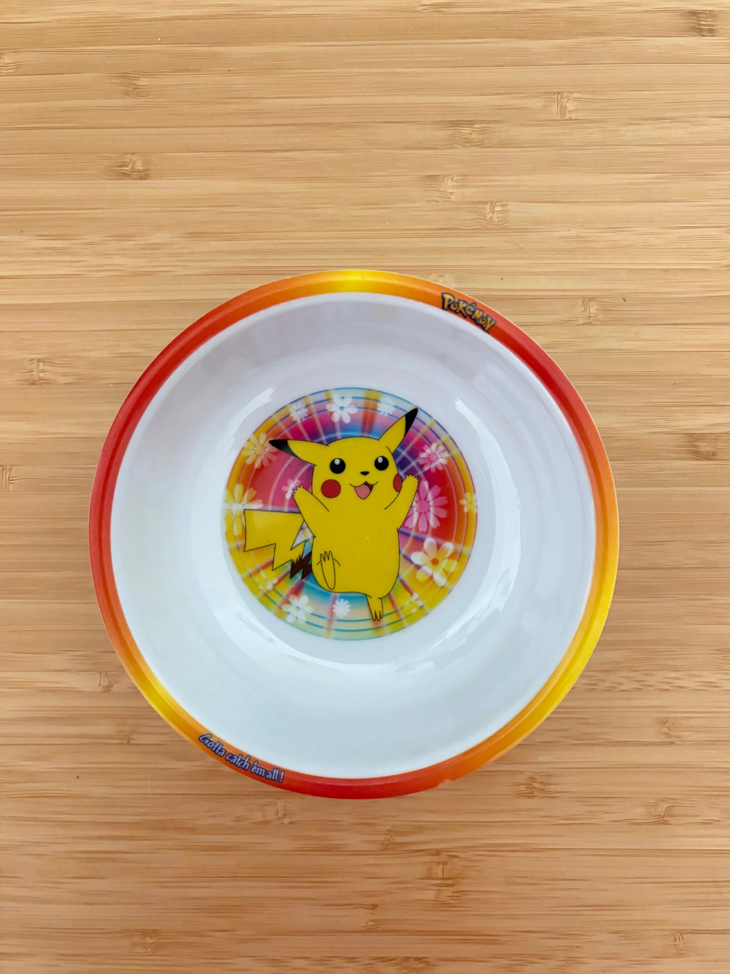 vintage 1998 pikachu bowl