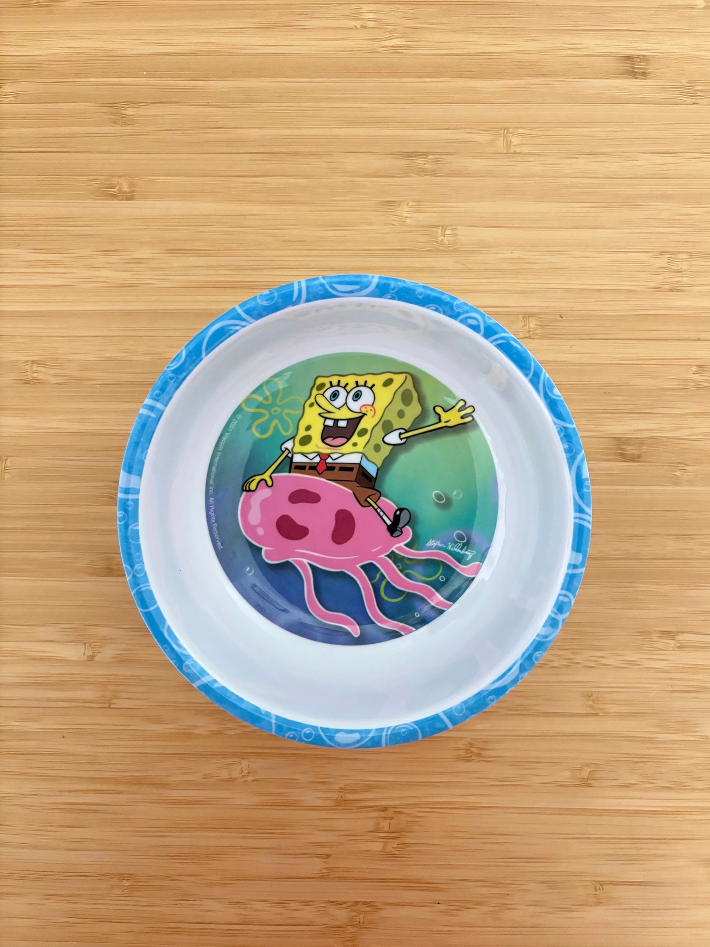 vintage 2001 spongebob bowl