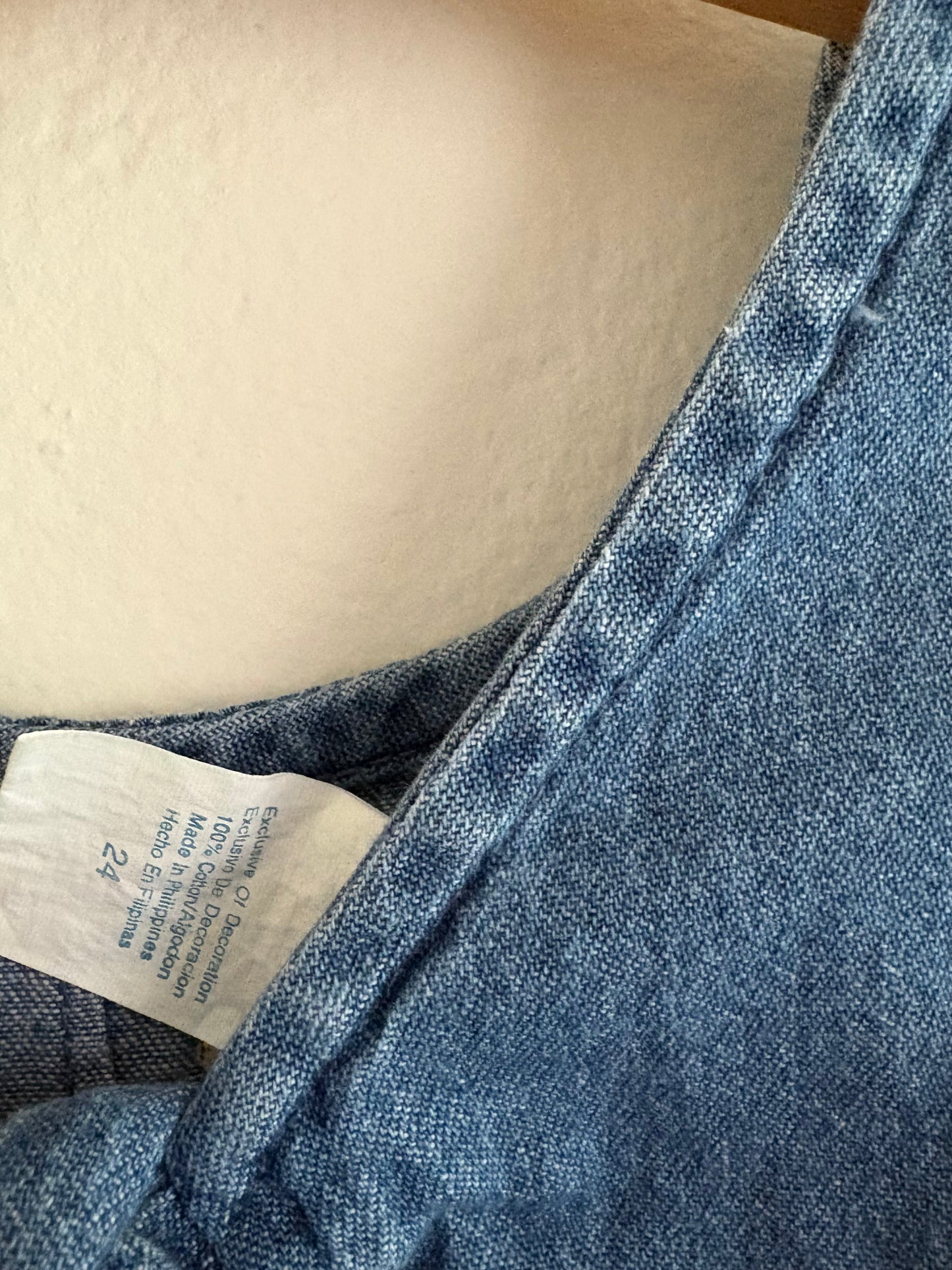 vintage denim blouse (24M)