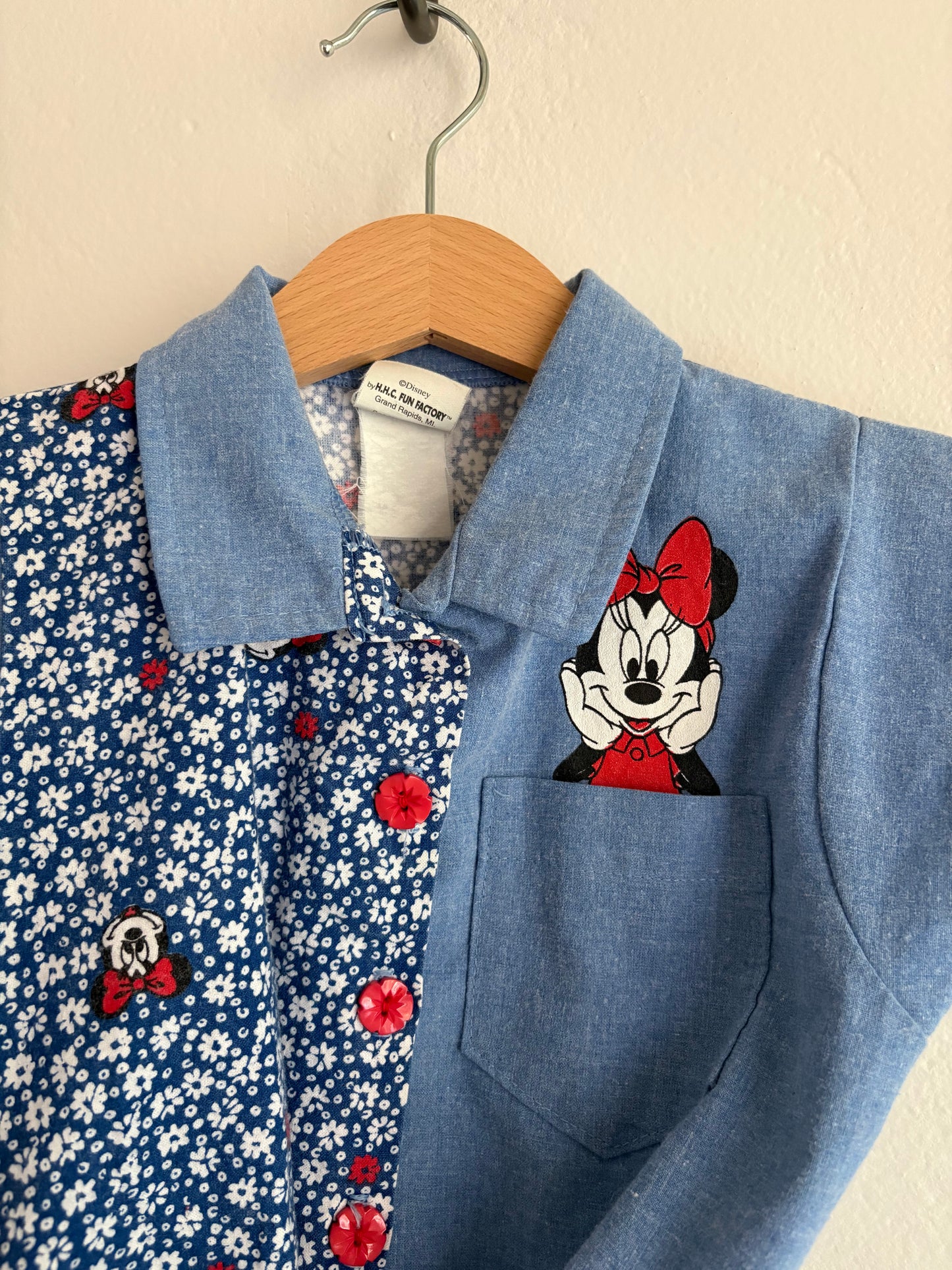 vintage minnie mouse blouse (2/3T)