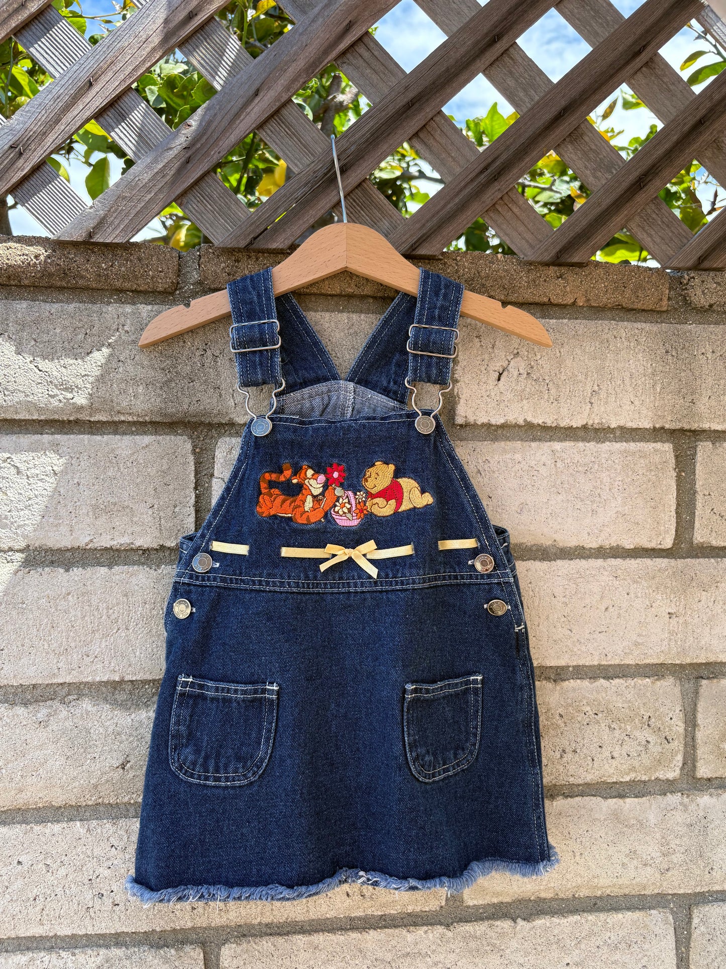 Vintage Y2K Pooh and Tigger dress + matching purse