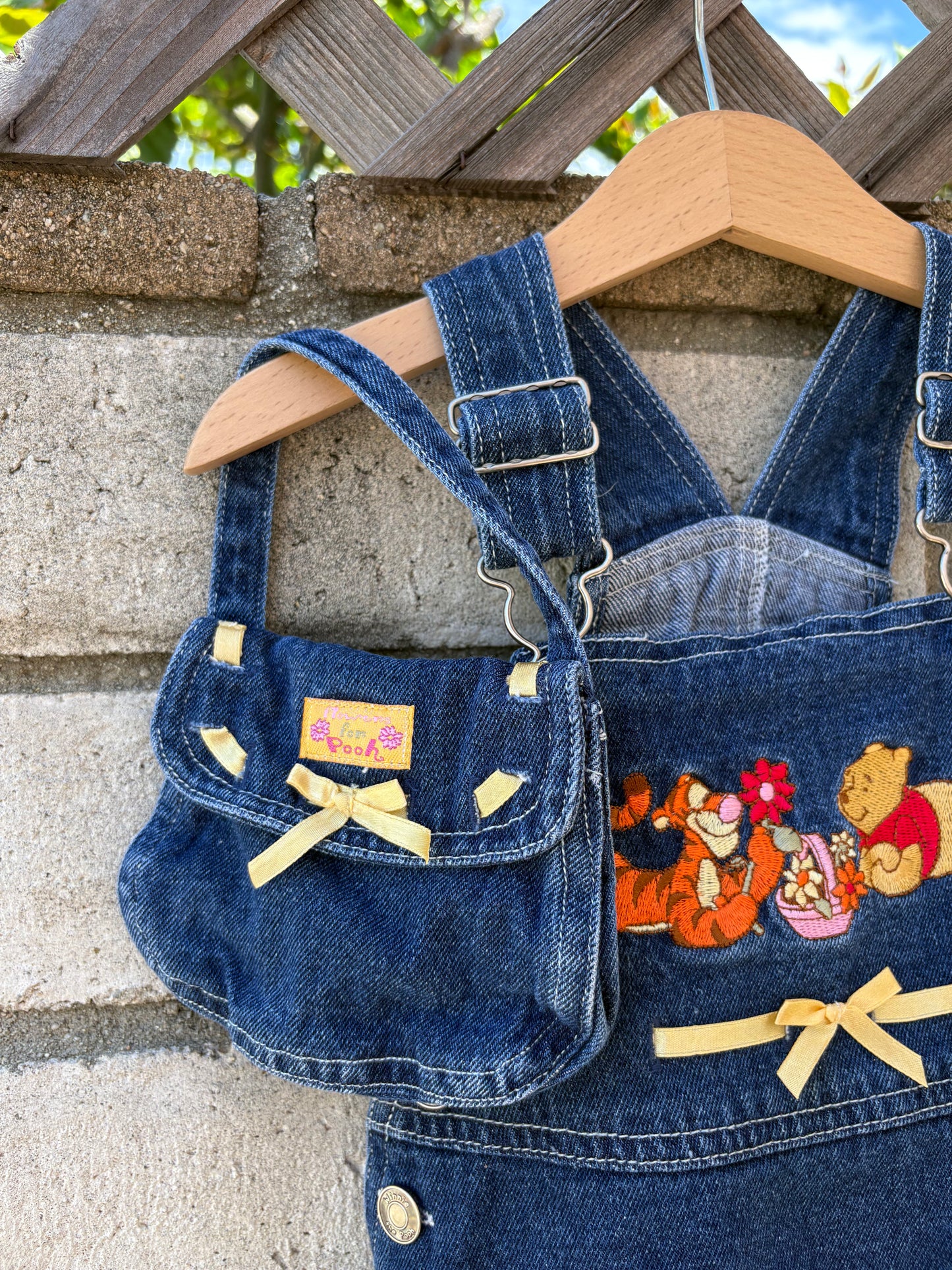 Vintage Y2K Pooh and Tigger dress + matching purse
