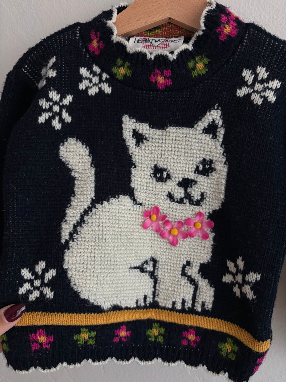 vintage kitty knit (3T)