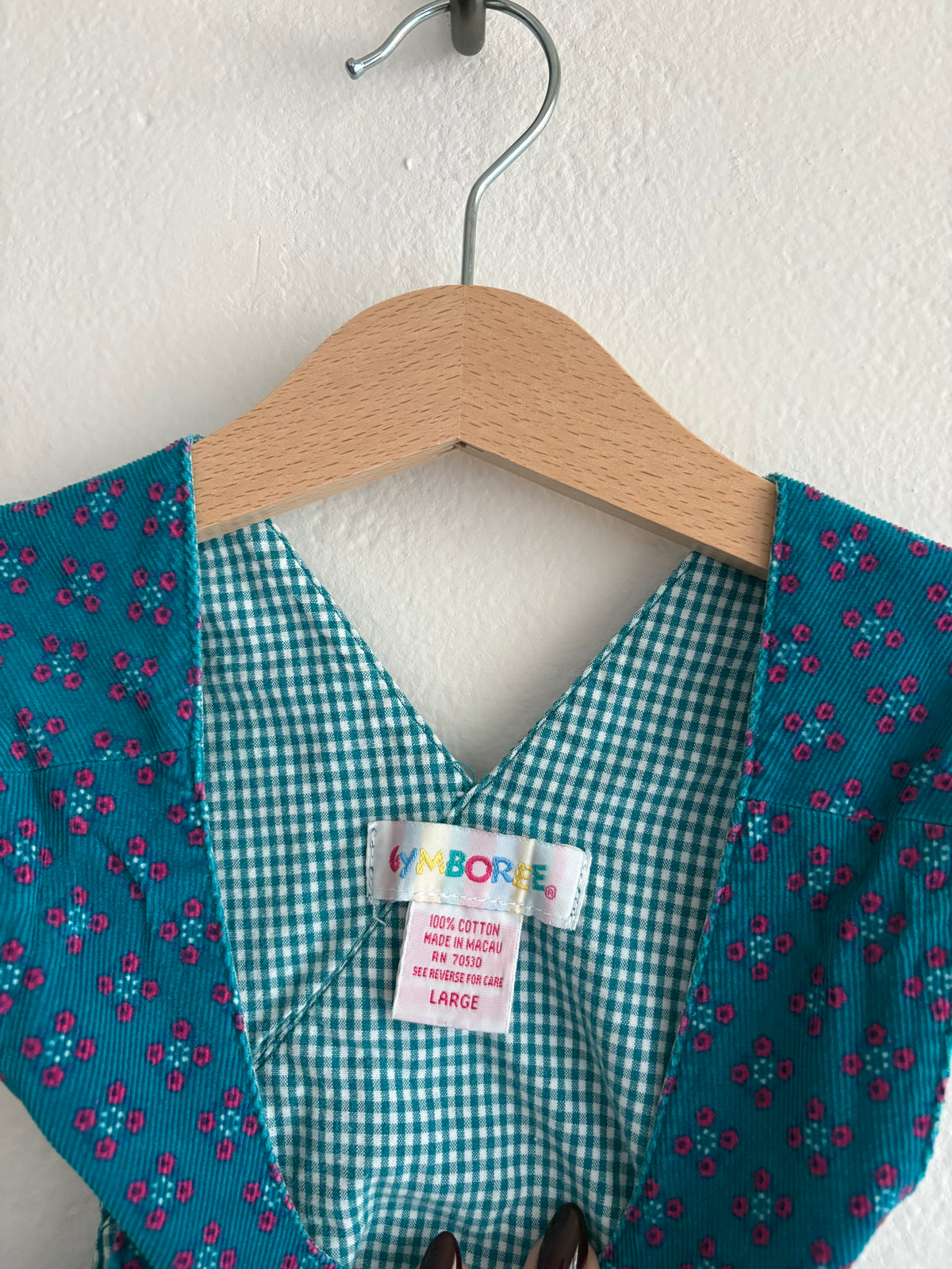 vintage rainbow tag gymboree dress (large 5Y)