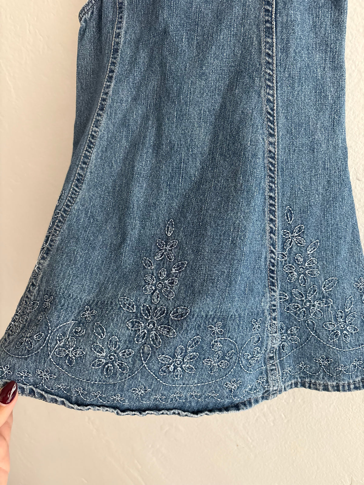 y2k denim dress (2T)