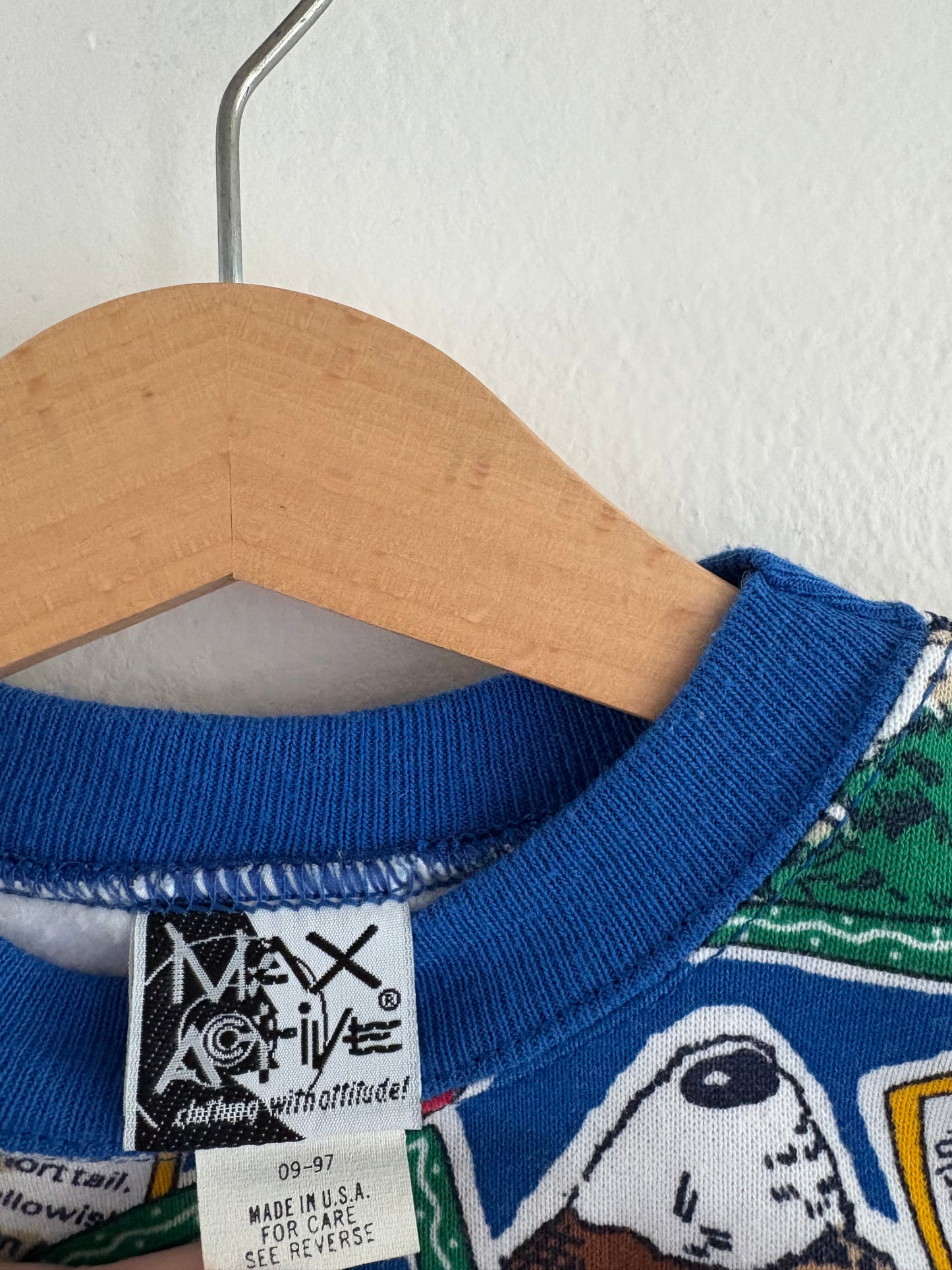 vintage aop bear sweater (12M)