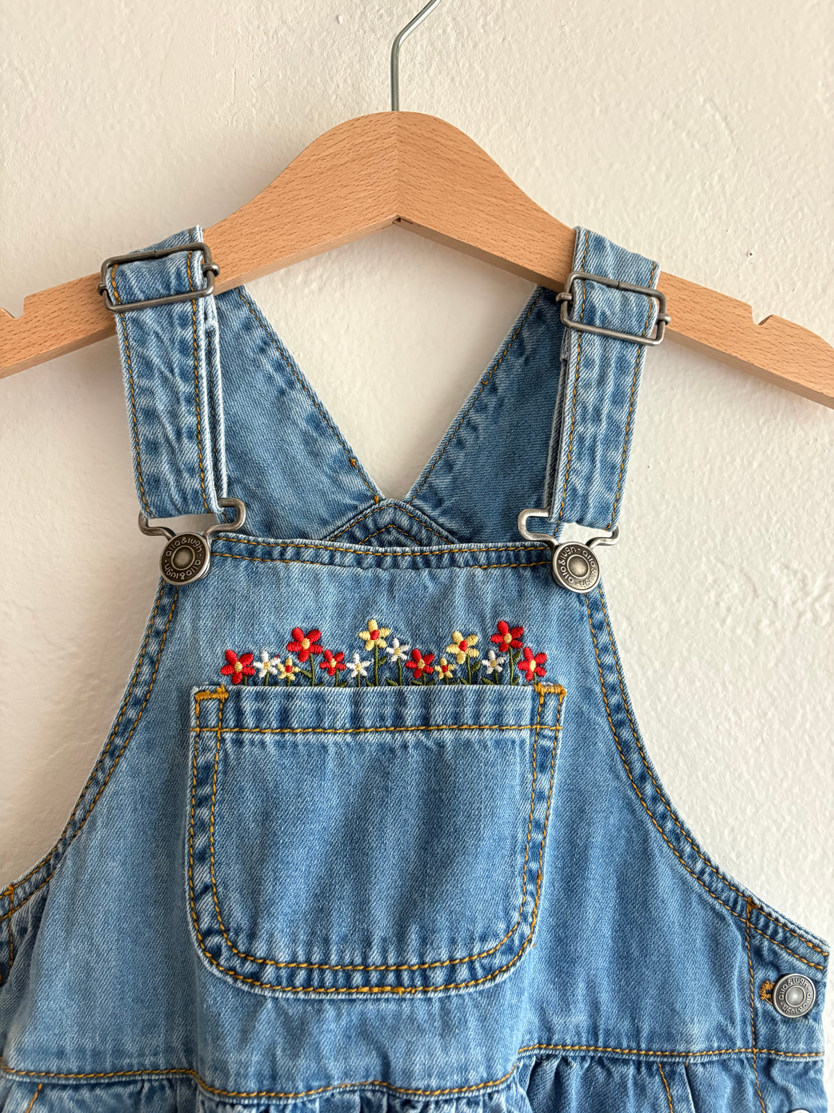 denim floral dress (5Y)