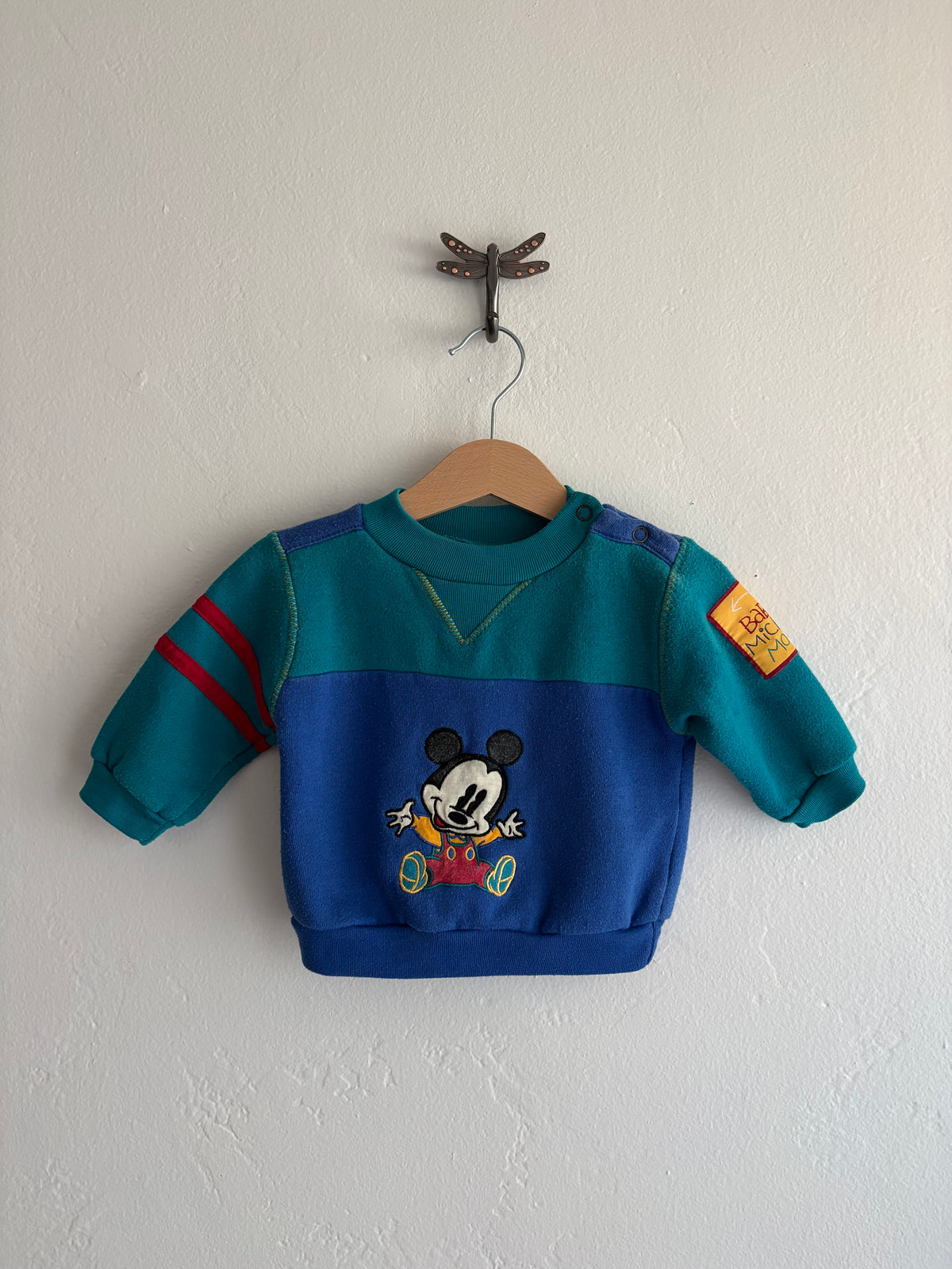 90's baby mickey sweat set (6/9M)
