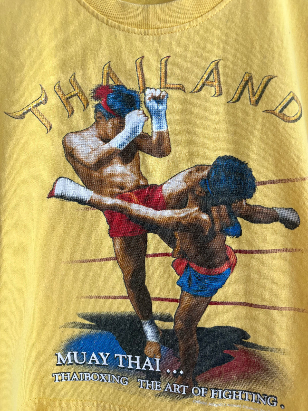 vintage Joligolf muay thai boxing tee (4/5)