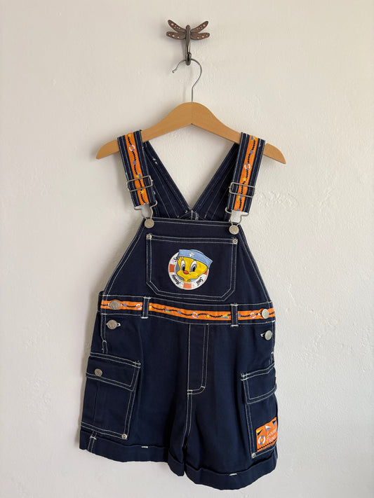 vintage sailor tweety shortalls (4/6)