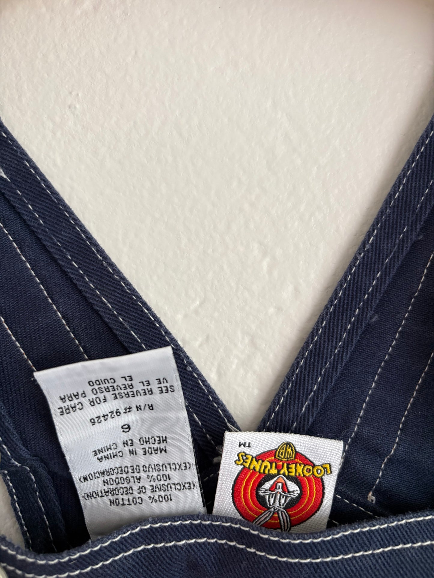 vintage sailor tweety shortalls (4/6)