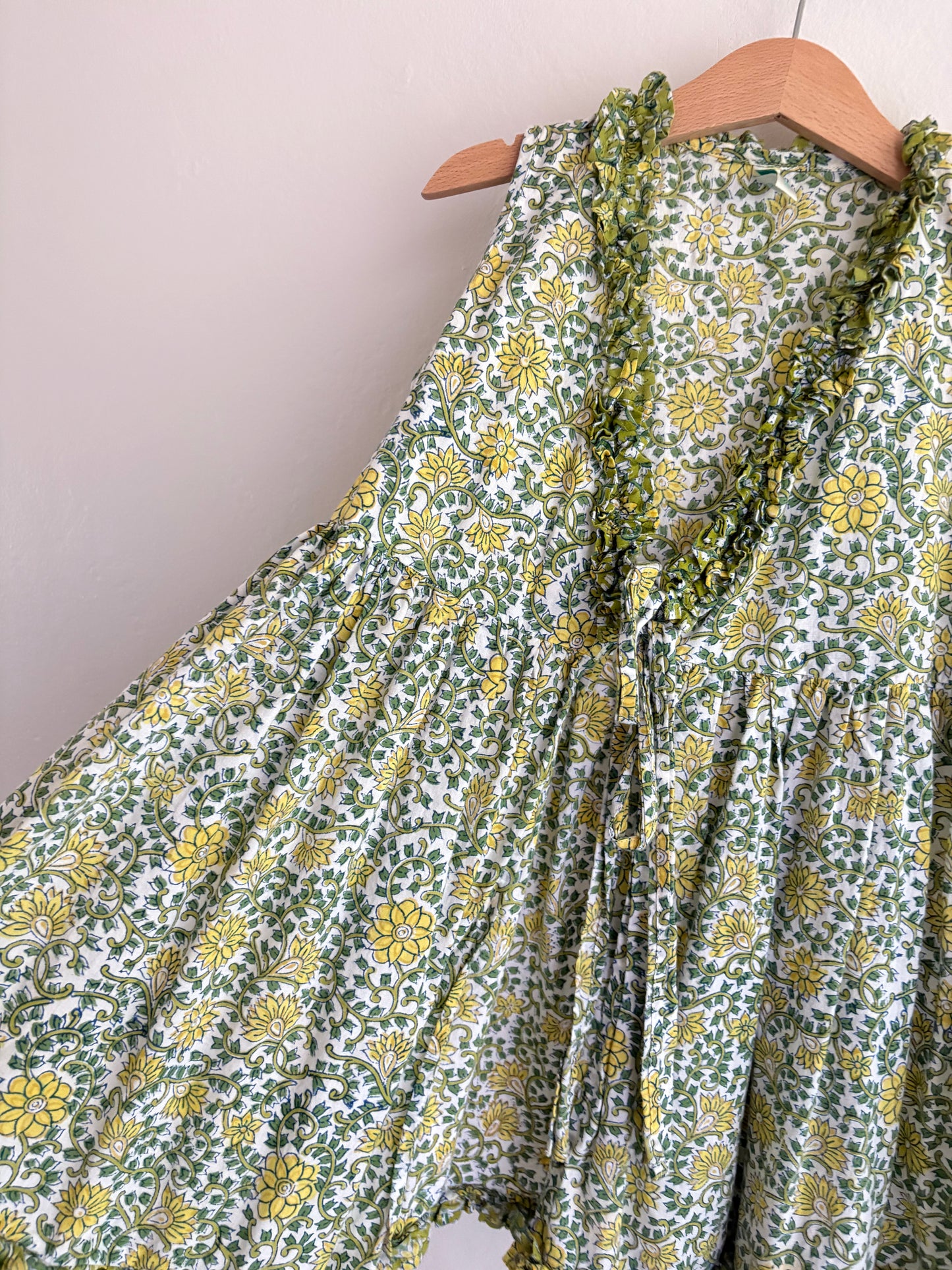 green wrap dress (4/5)