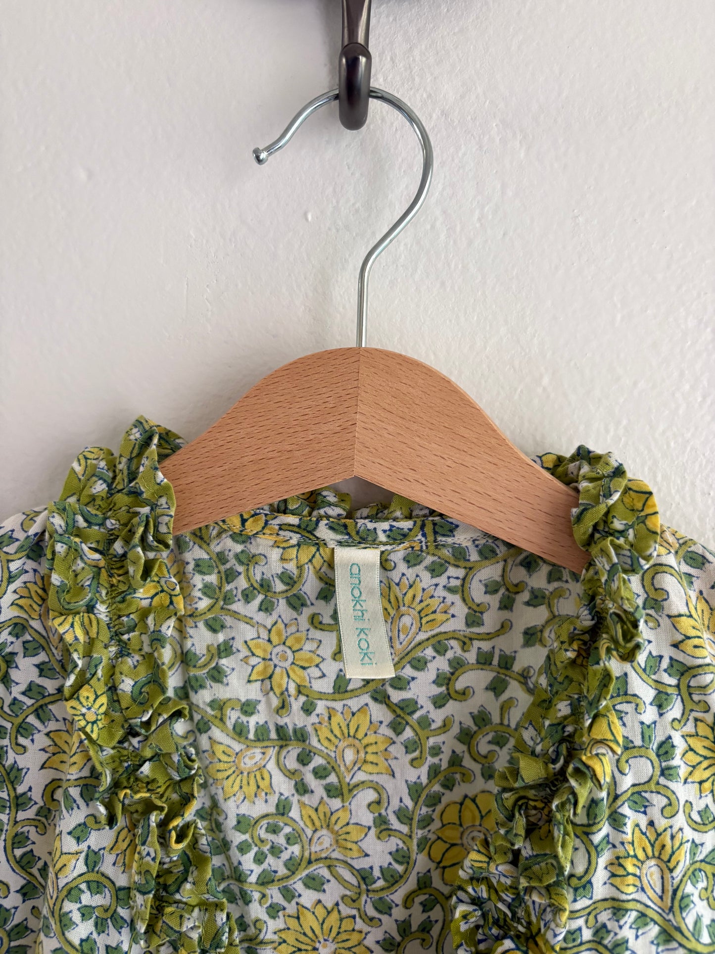 green wrap dress (4/5)