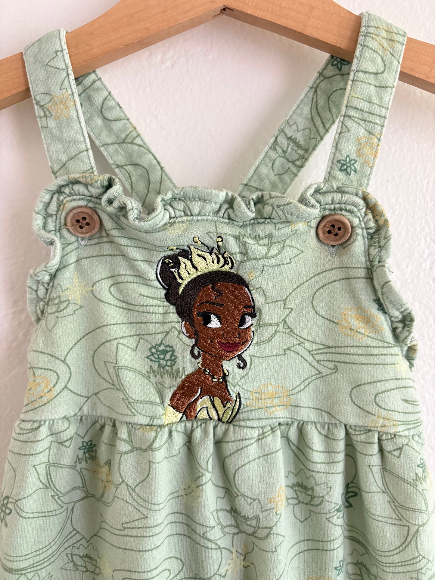 boxlunch princess tiana romper (6M)