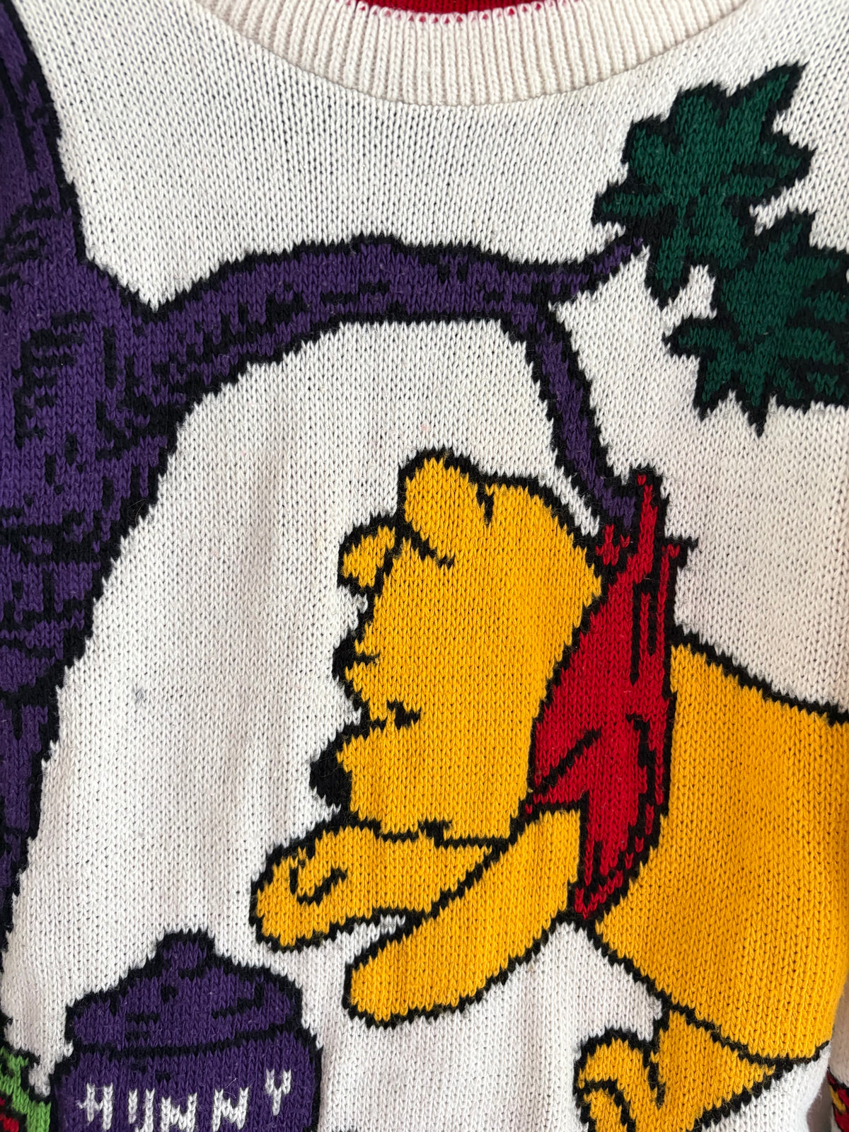 90's pooh knitted sweater (5/6)