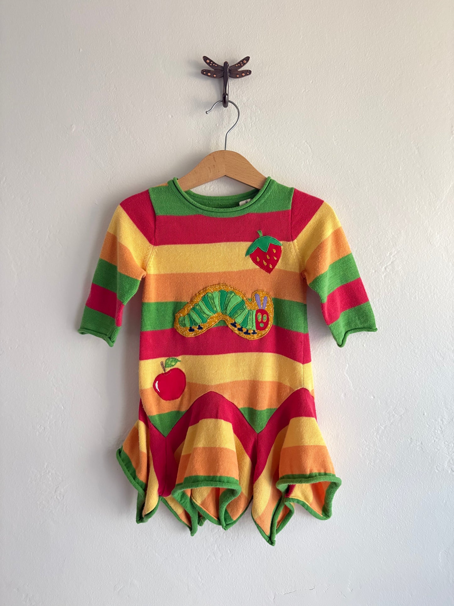 hungry caterpillar dress/blouse(upcycle, please read!)